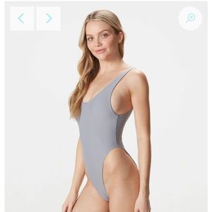 NWT Revly Sloan One Piece - Fossil Cheeky